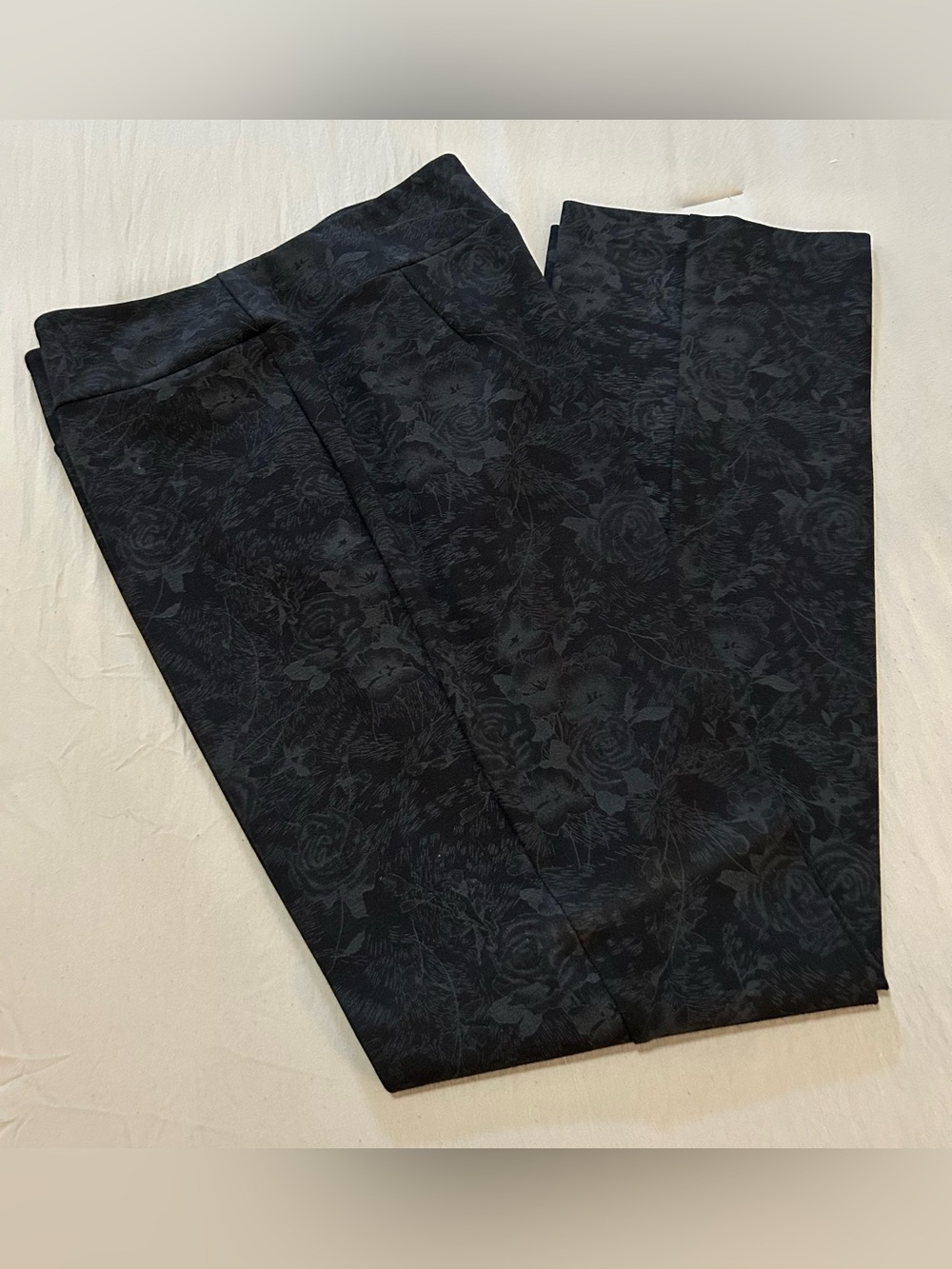 Insight Black Floral Boot Cut Pants